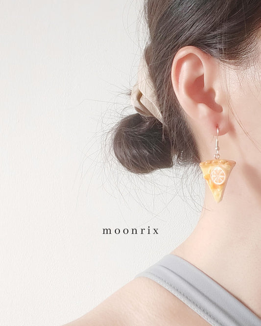 Tarte au Citron Lemon Pie Drop Earrings