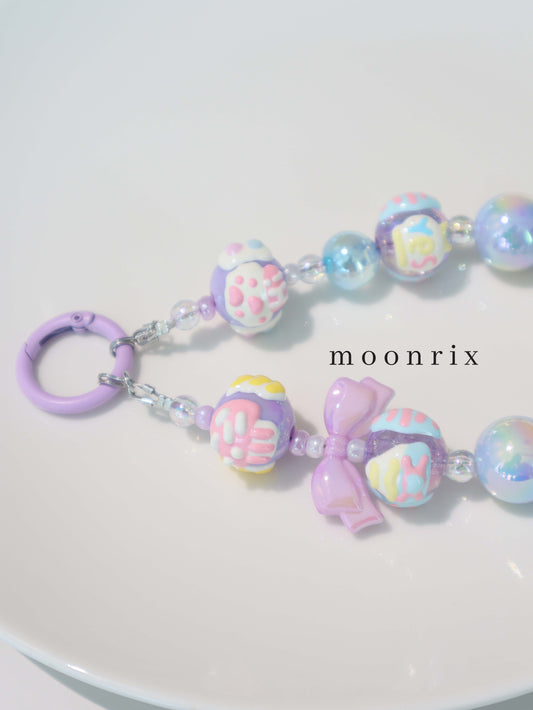Plum Candy Cloud Phone Charm