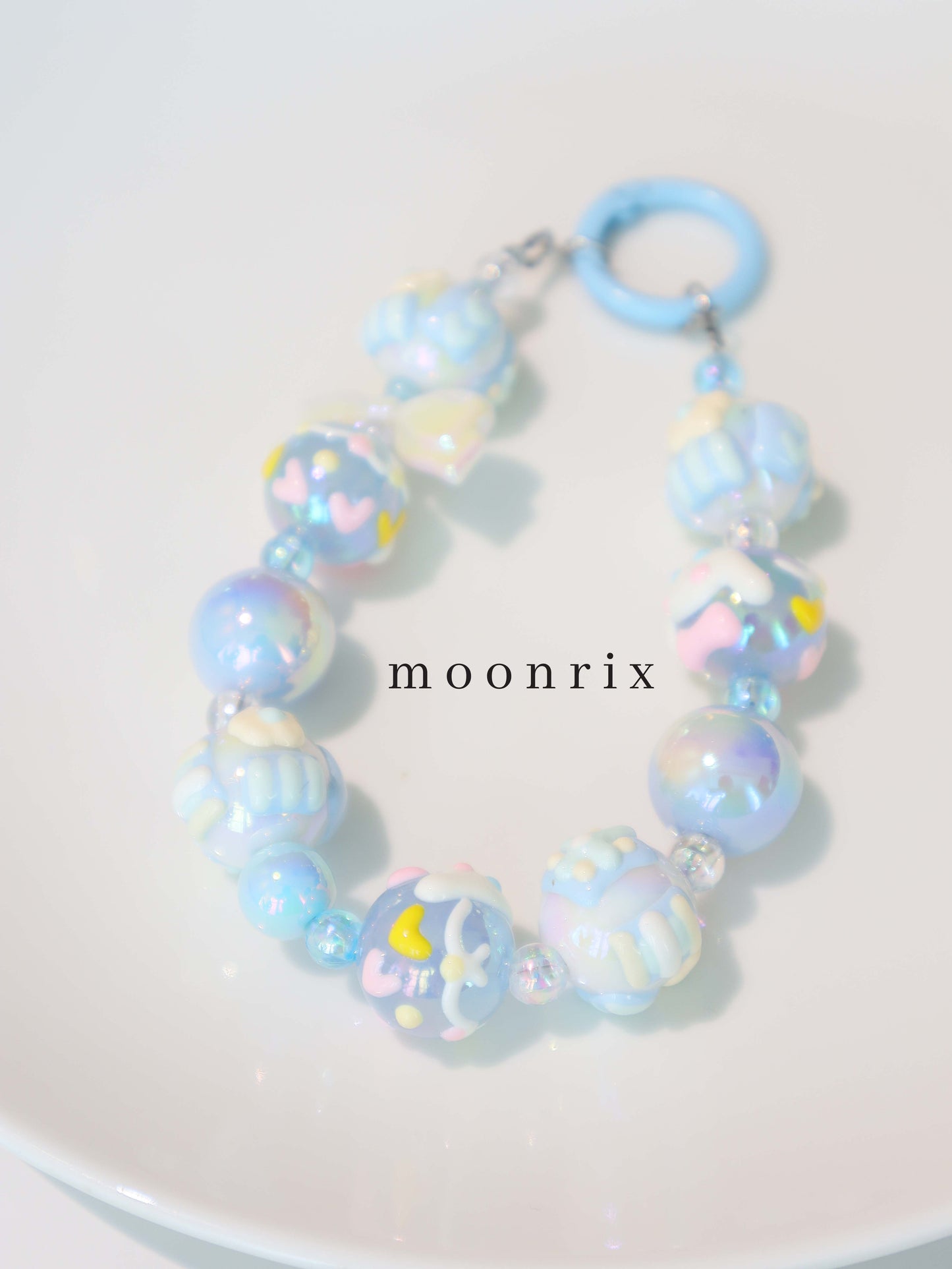 Baby Blue Candy Cloud Phone Charm