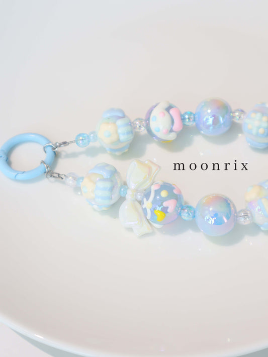 Baby Blue Candy Cloud Phone Charm