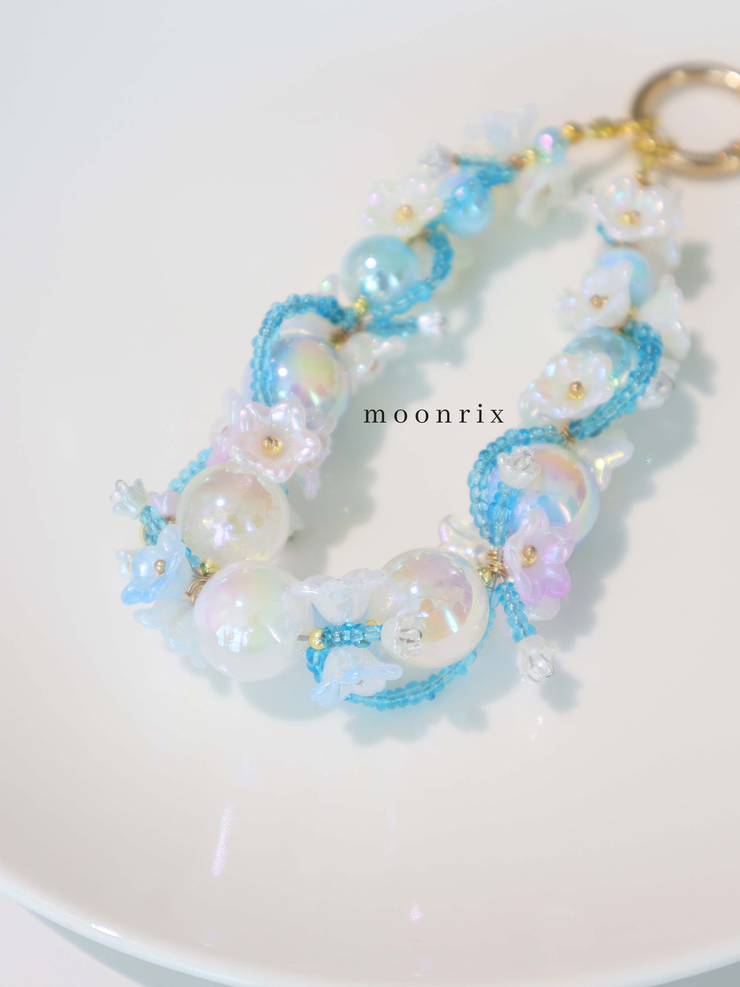 Forget-Me-Nots Secret Garden Phone Charm