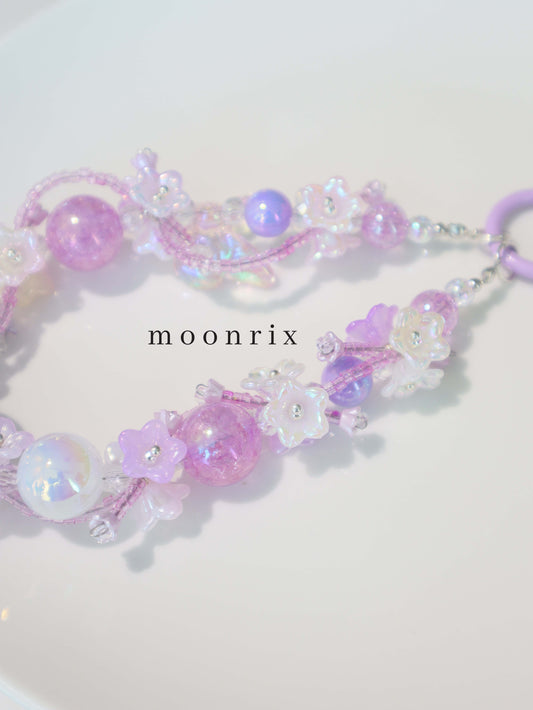 Lilac Secret Garden Phone Charm