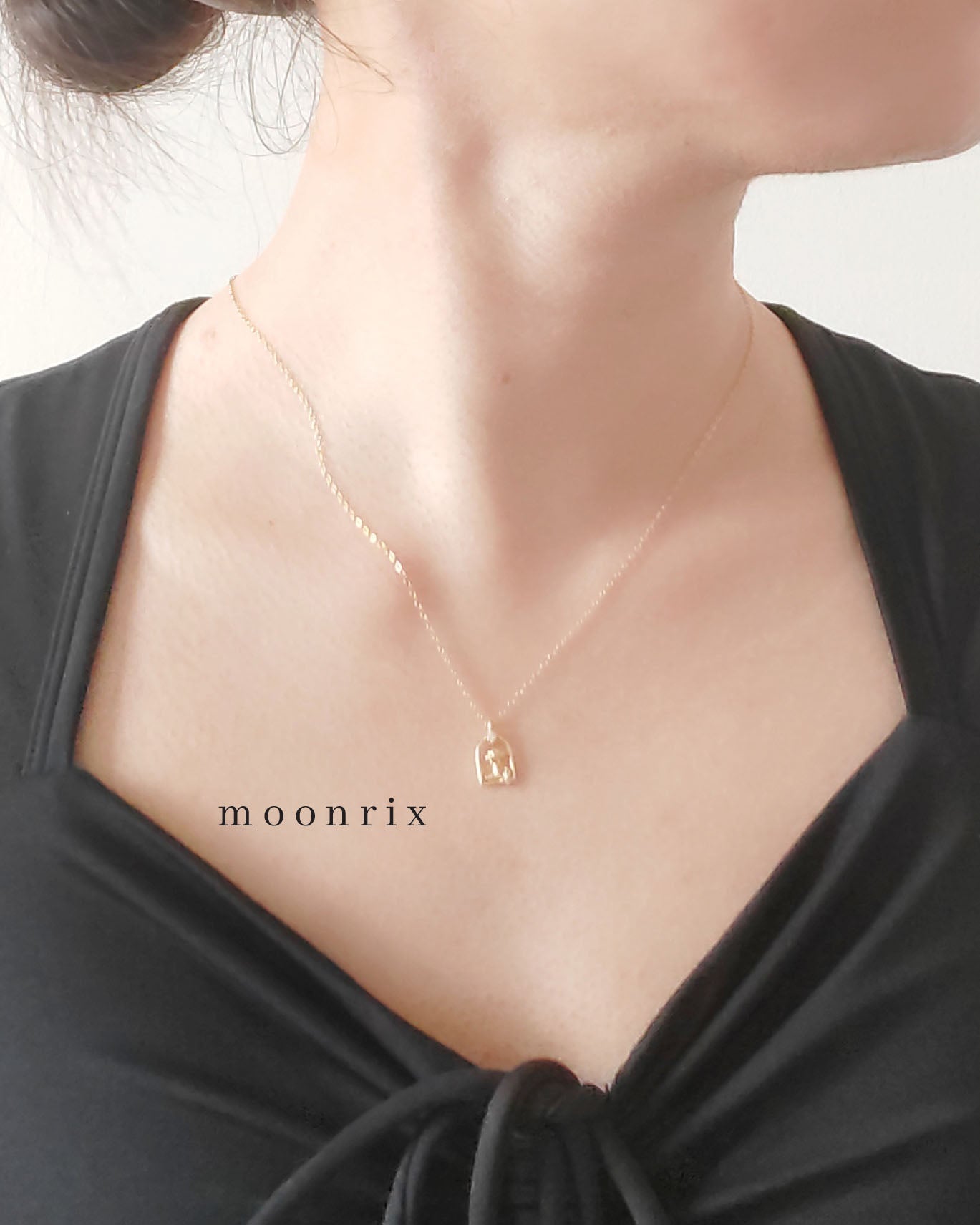 Rouge Provence Rose S925 Sterling Silver Gold Plated Necklace