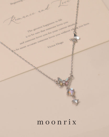 Morpho Mirage Butterfly S925 Sterling Silver Necklace
