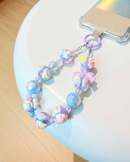 Plum Candy Cloud Phone Charm