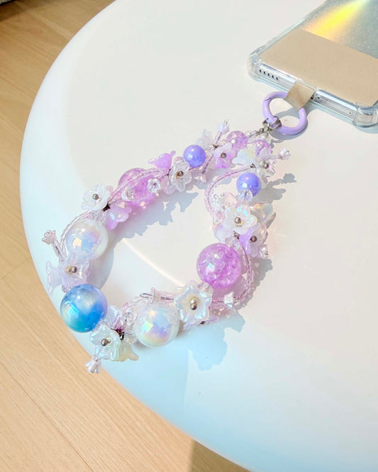 Lilac Secret Garden Phone Charm