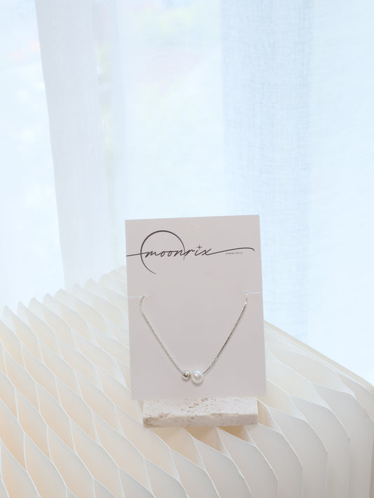 Lilou Pearl S925 Sterling Silver Necklace