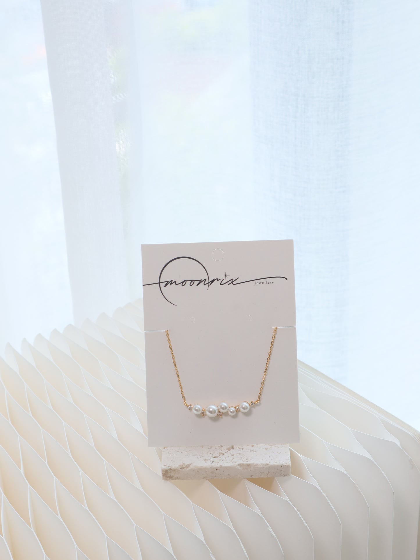 Margaret Pearl S925 Sterling Silver 18k Gold Plated Necklace