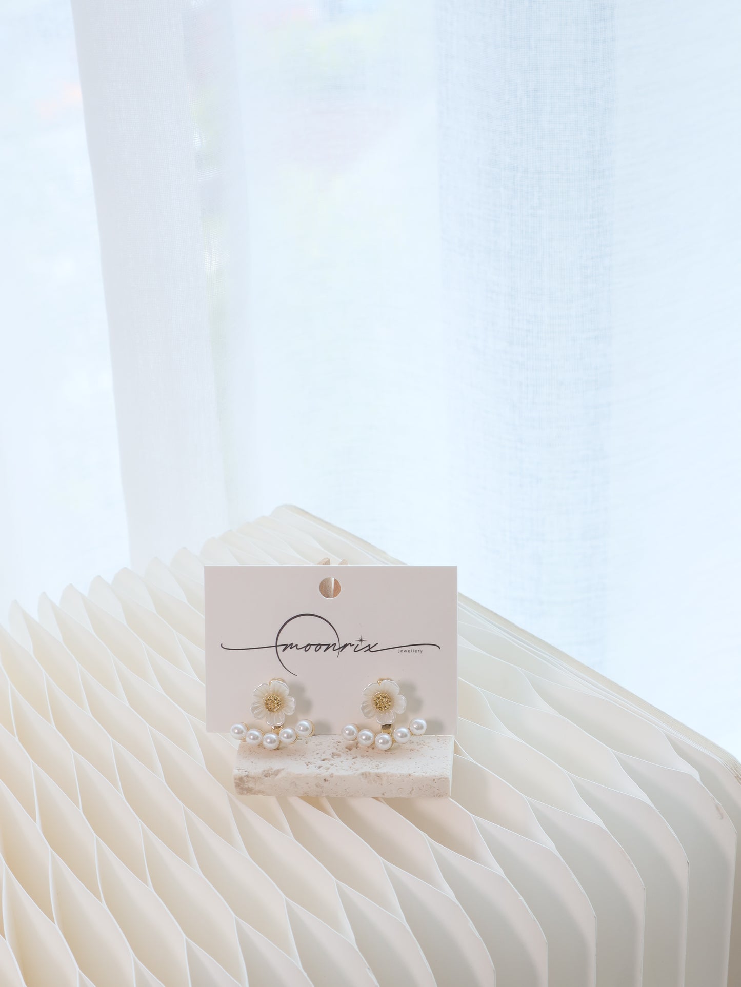 Fleur Flower Jacket Earring