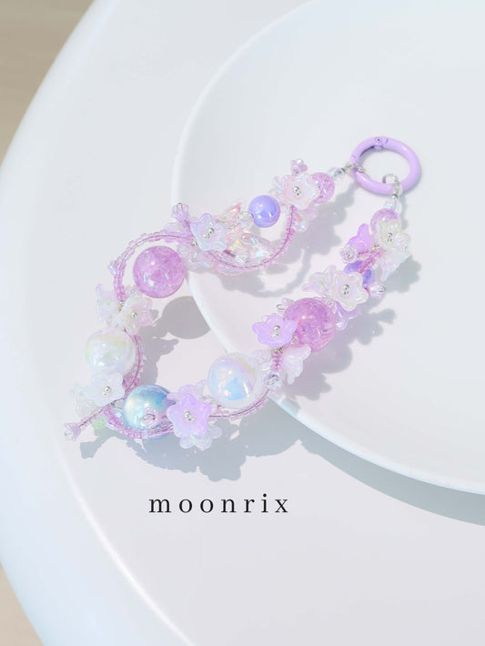Lilac Secret Garden Phone Charm