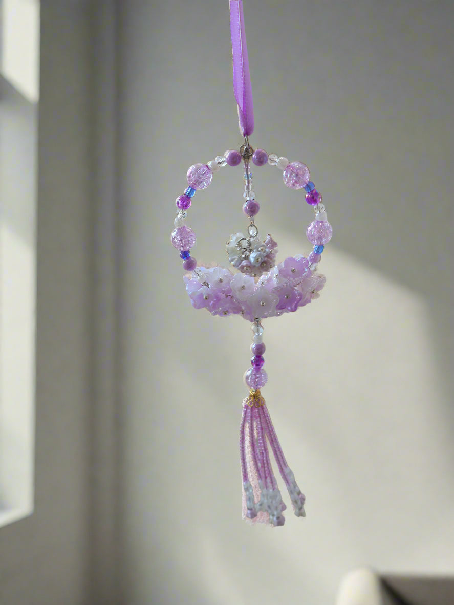 Lavender Blossom Car Pendant