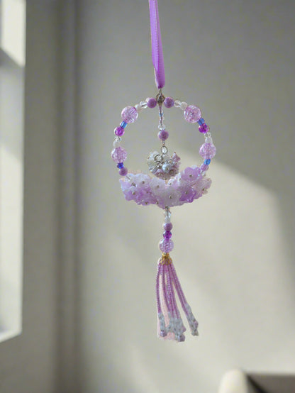 Lavender Blossom Car Pendant