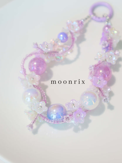 Lilac Secret Garden Phone Charm
