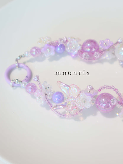 Lilac Secret Garden Phone Charm